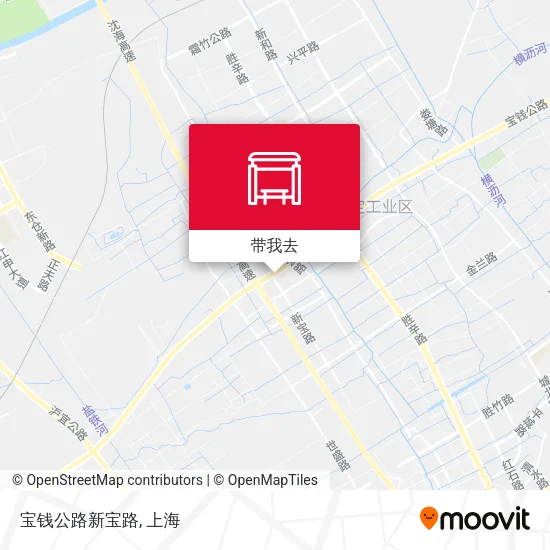 宝钱公路新宝路地图