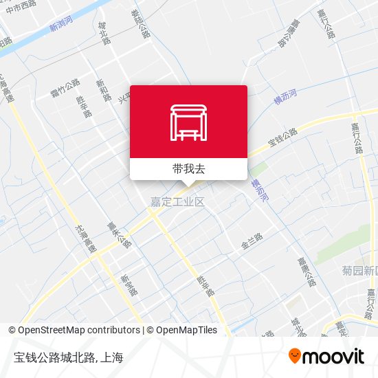 宝钱公路城北路地图
