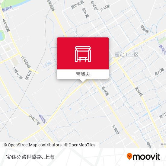 宝钱公路世盛路地图