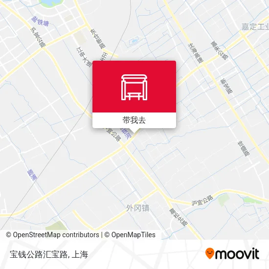 宝钱公路汇宝路地图