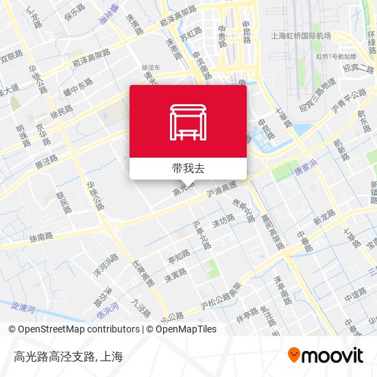 高光路高泾支路地图