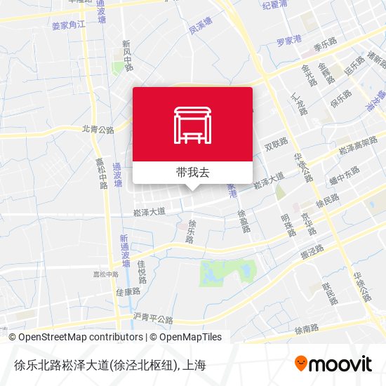 徐乐北路崧泽大道(徐泾北枢纽)地图