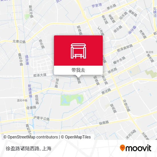 徐盈路诸陆西路地图