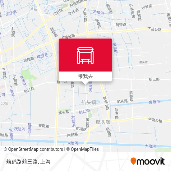 航鹤路航三路地图