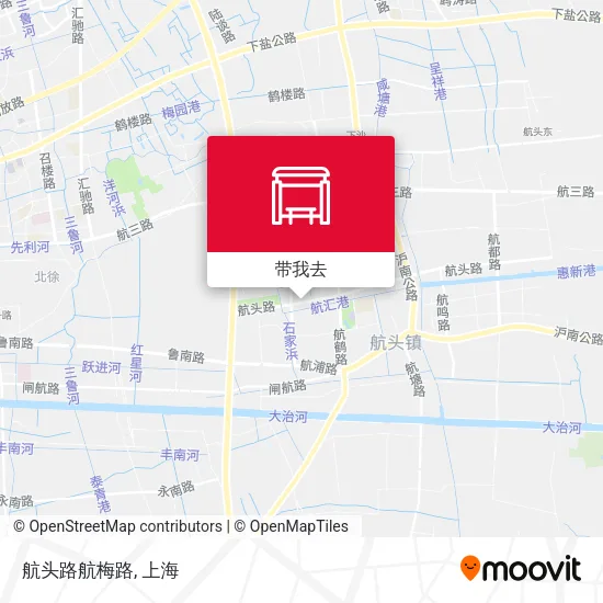 航头路航梅路地图
