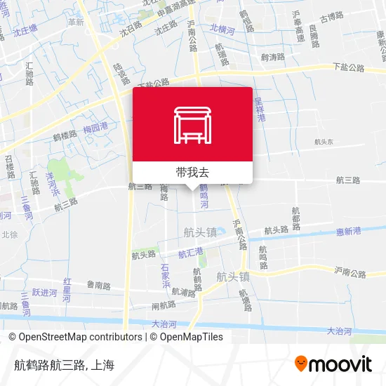 航鹤路航三路地图