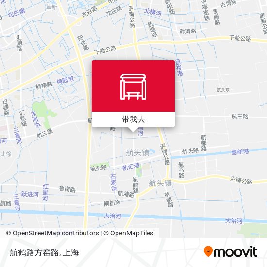 航鹤路方窑路地图