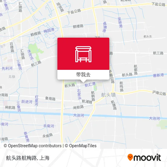 航头路航梅路地图
