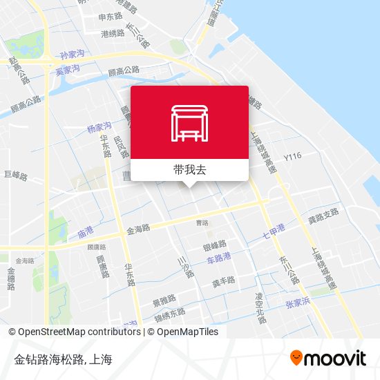 金钻路海松路地图
