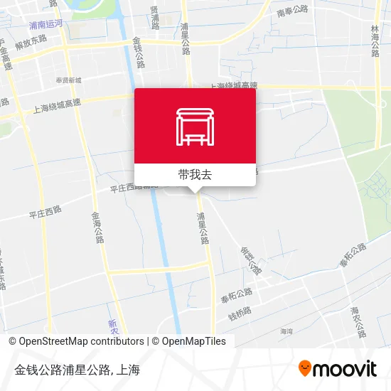 金钱公路浦星公路地图
