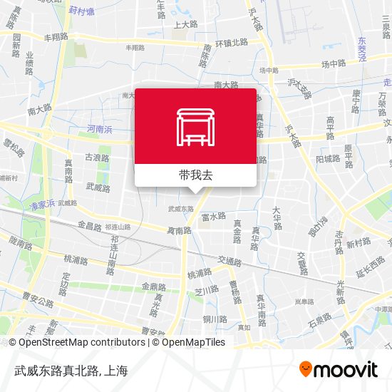 武威东路真北路地图