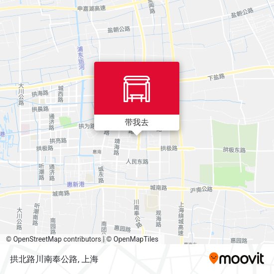 拱北路川南奉公路地图