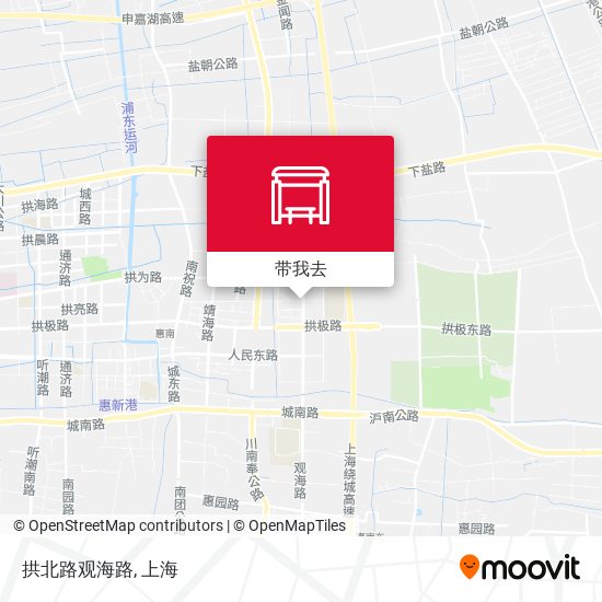 拱北路观海路地图