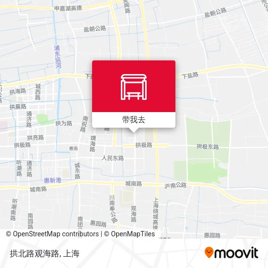 拱北路观海路地图