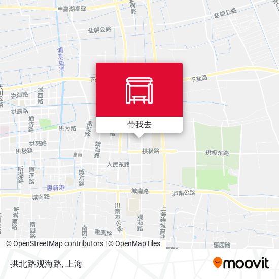 拱北路观海路地图