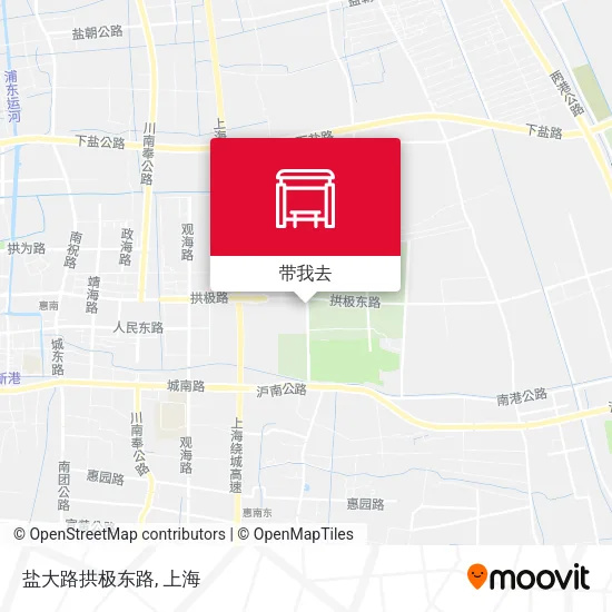 盐大路拱极东路地图
