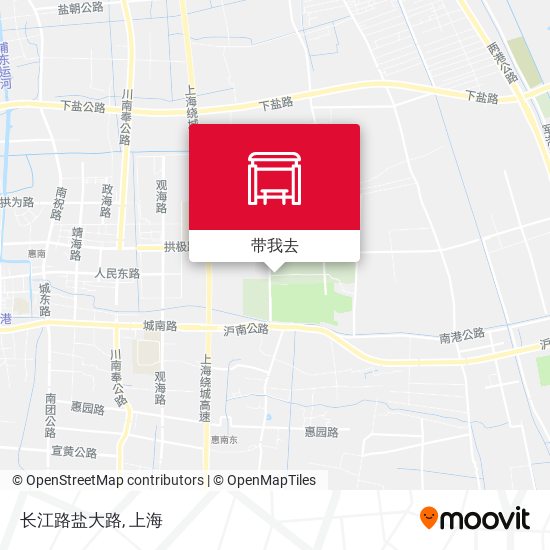 长江路盐大路地图