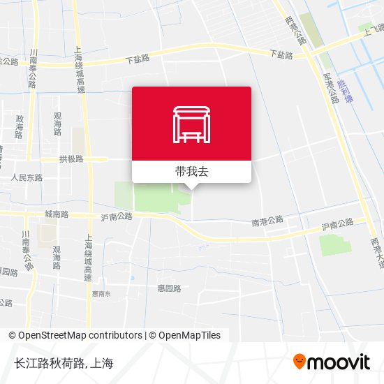 长江路秋荷路地图