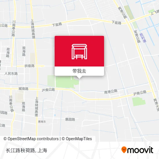 长江路秋荷路地图