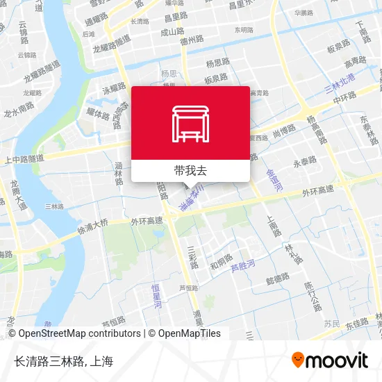 长清路三林路地图