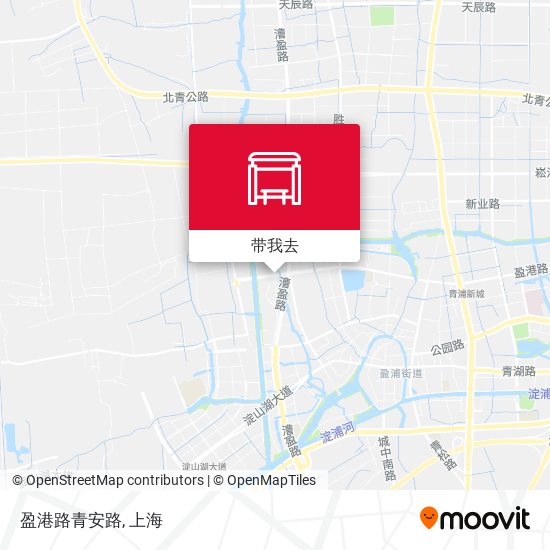 盈港路青安路地图