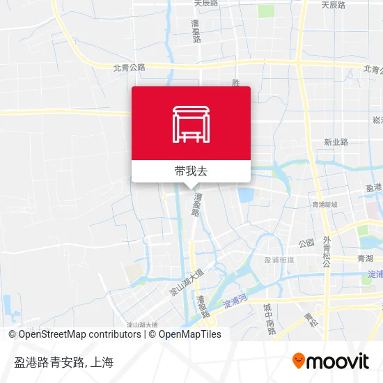 盈港路青安路地图