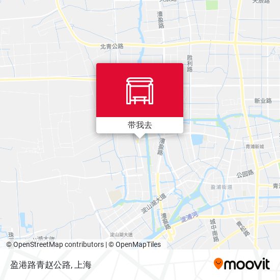 盈港路青赵公路地图