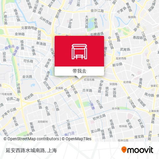 延安西路水城南路地图