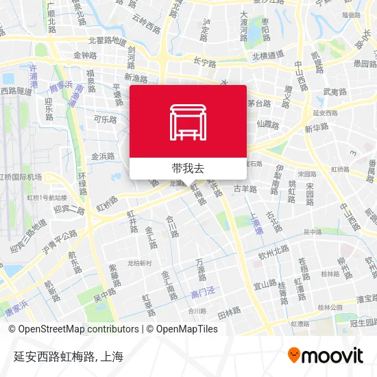 延安西路虹梅路地图