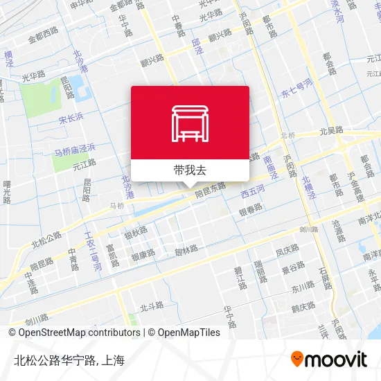 北松公路华宁路地图