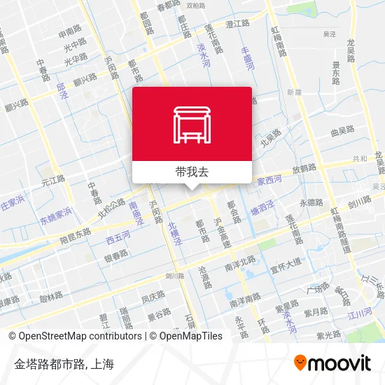 金塔路都市路地图