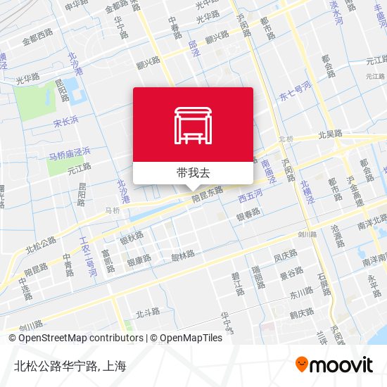 北松公路华宁路地图