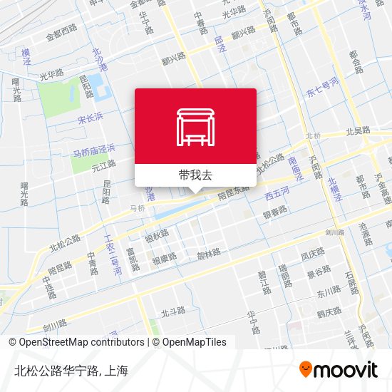北松公路华宁路地图