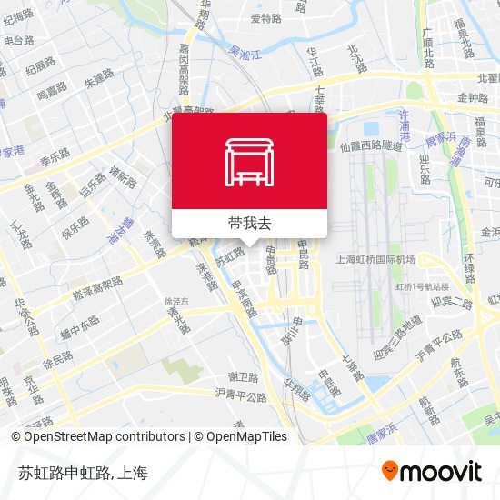 苏虹路申虹路地图