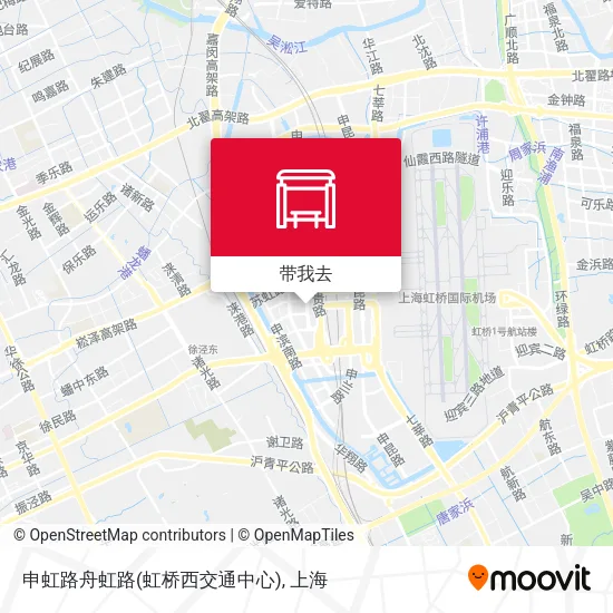 申虹路舟虹路(虹桥西交通中心)地图