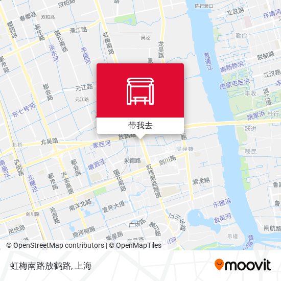 虹梅南路放鹤路地图