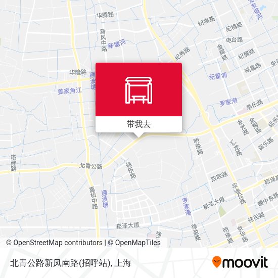 北青公路新凤南路(招呼站)地图