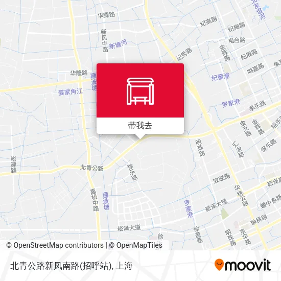北青公路新凤南路(招呼站)地图