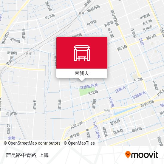 茜昆路中青路地图