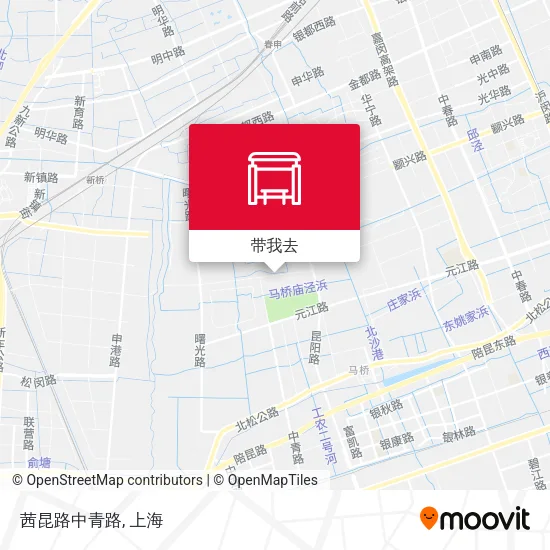 茜昆路中青路地图