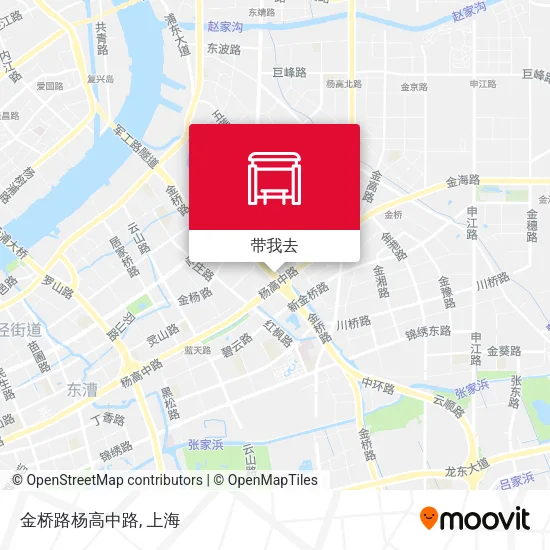 金桥路杨高中路地图