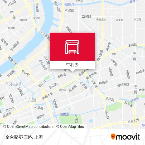 金台路枣庄路地图