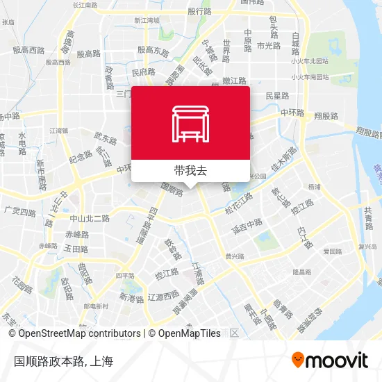 国顺路政本路地图
