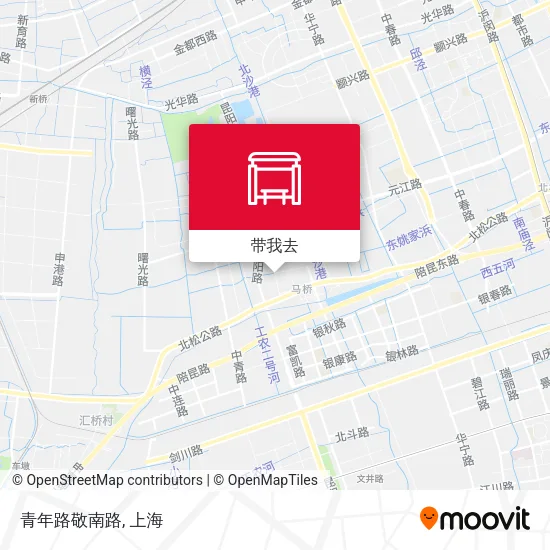 青年路敬南路地图