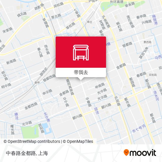 中春路金都路地图