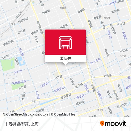 中春路鑫都路地图