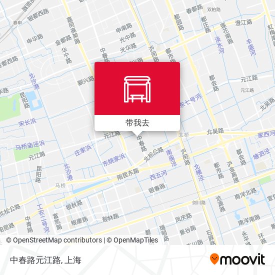 中春路元江路地图