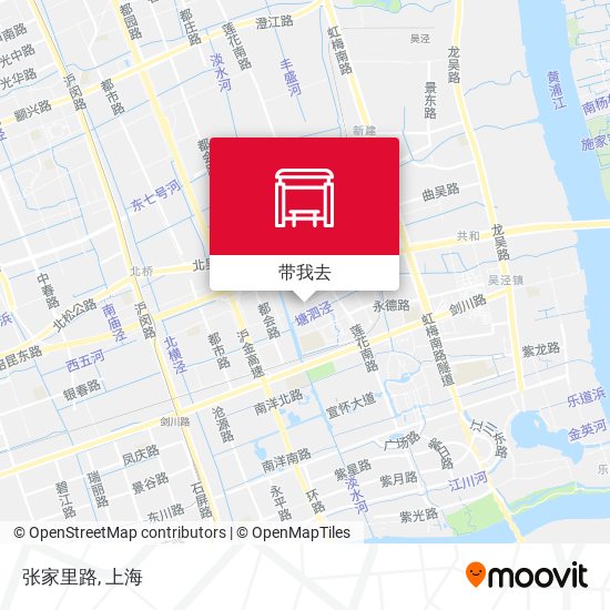 张家里路地图