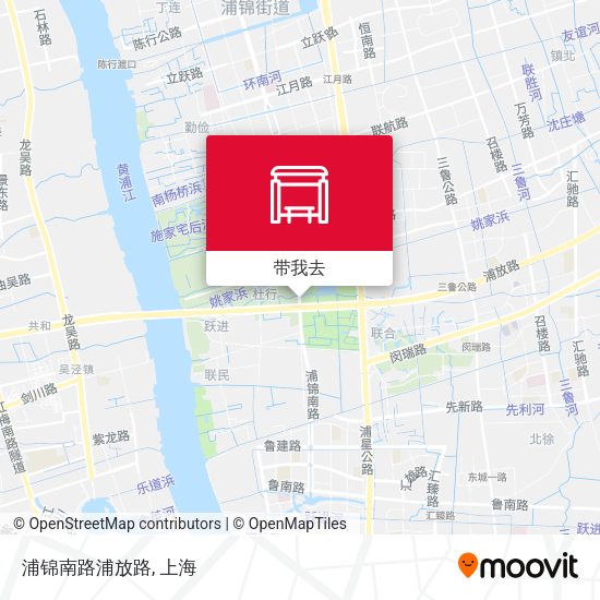 浦锦南路浦放路地图
