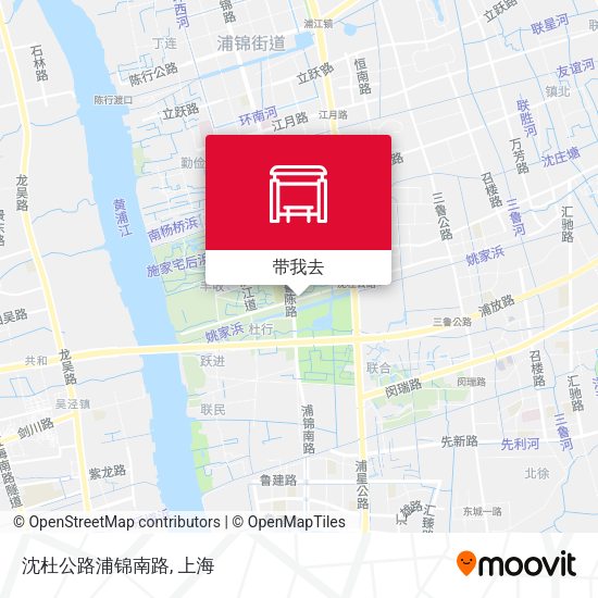沈杜公路浦锦南路地图